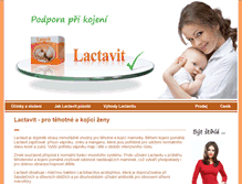 Tablet Screenshot of lactavit.cz